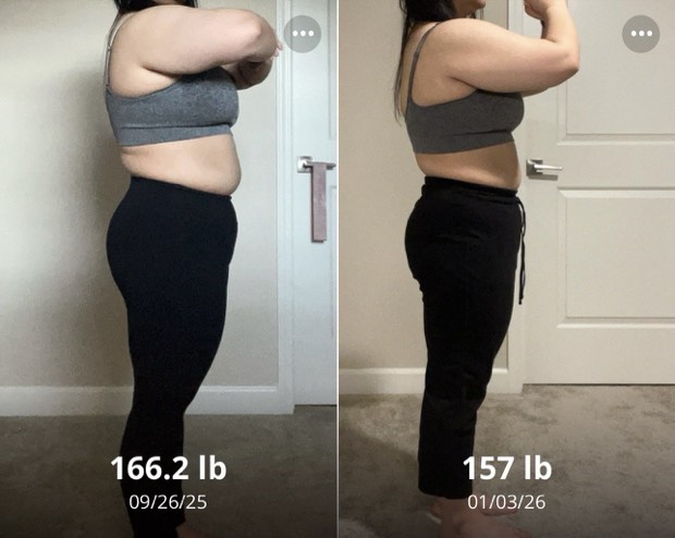 Client progress, before beside after
