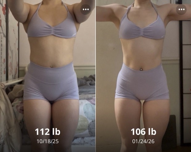 Client progress, before beside after