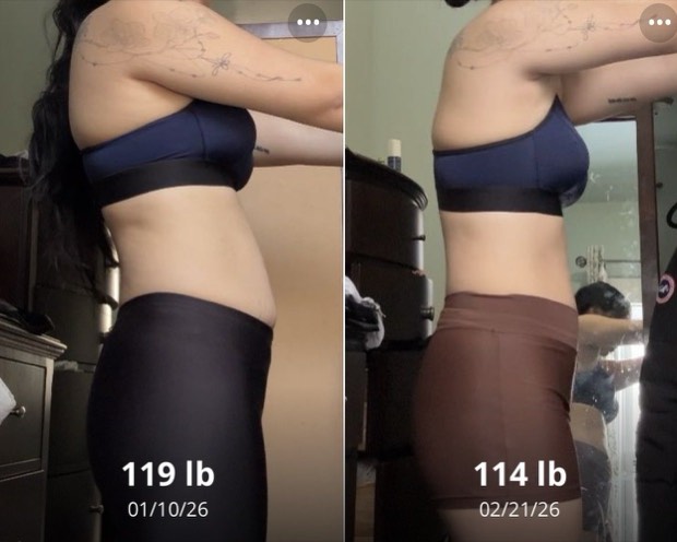 Client progress, before beside after
