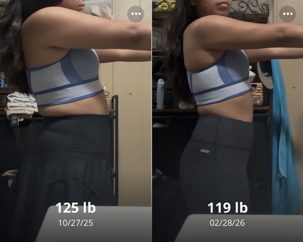 Client progress, before beside after