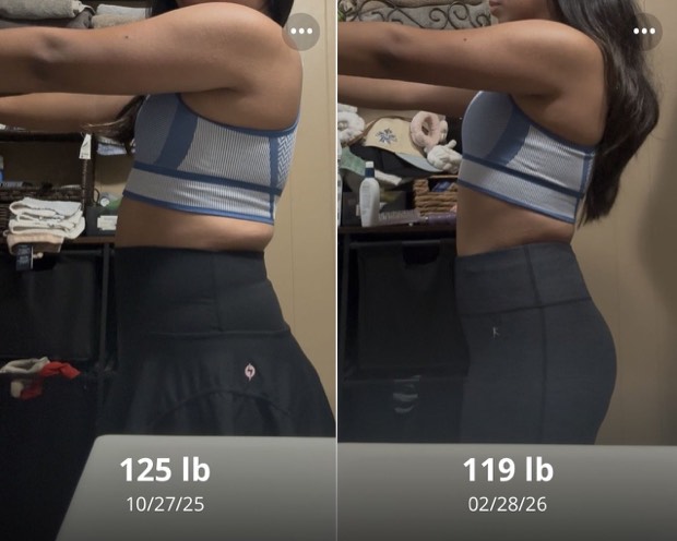 Client progress, before beside after