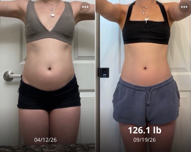 Client progress, before beside after
