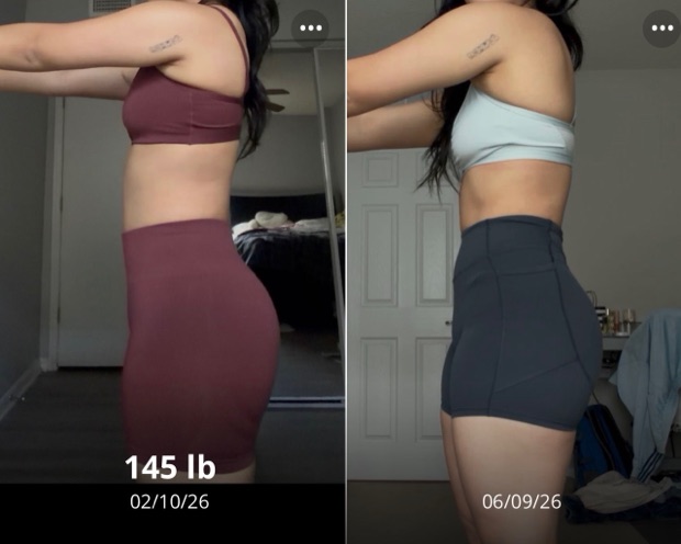 Client progress, before beside after