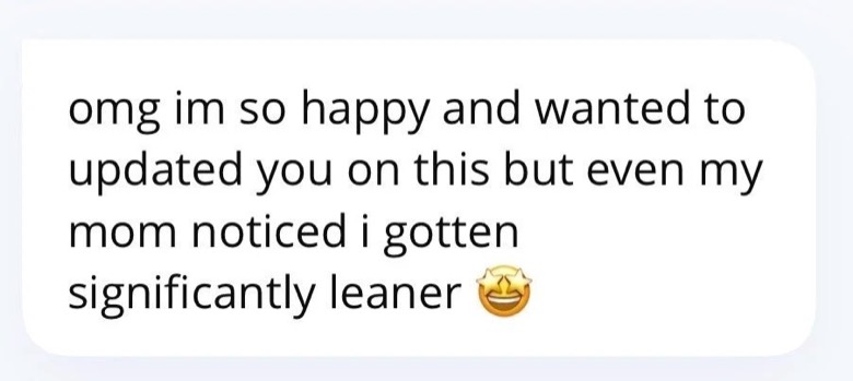 Message from a client to Jen